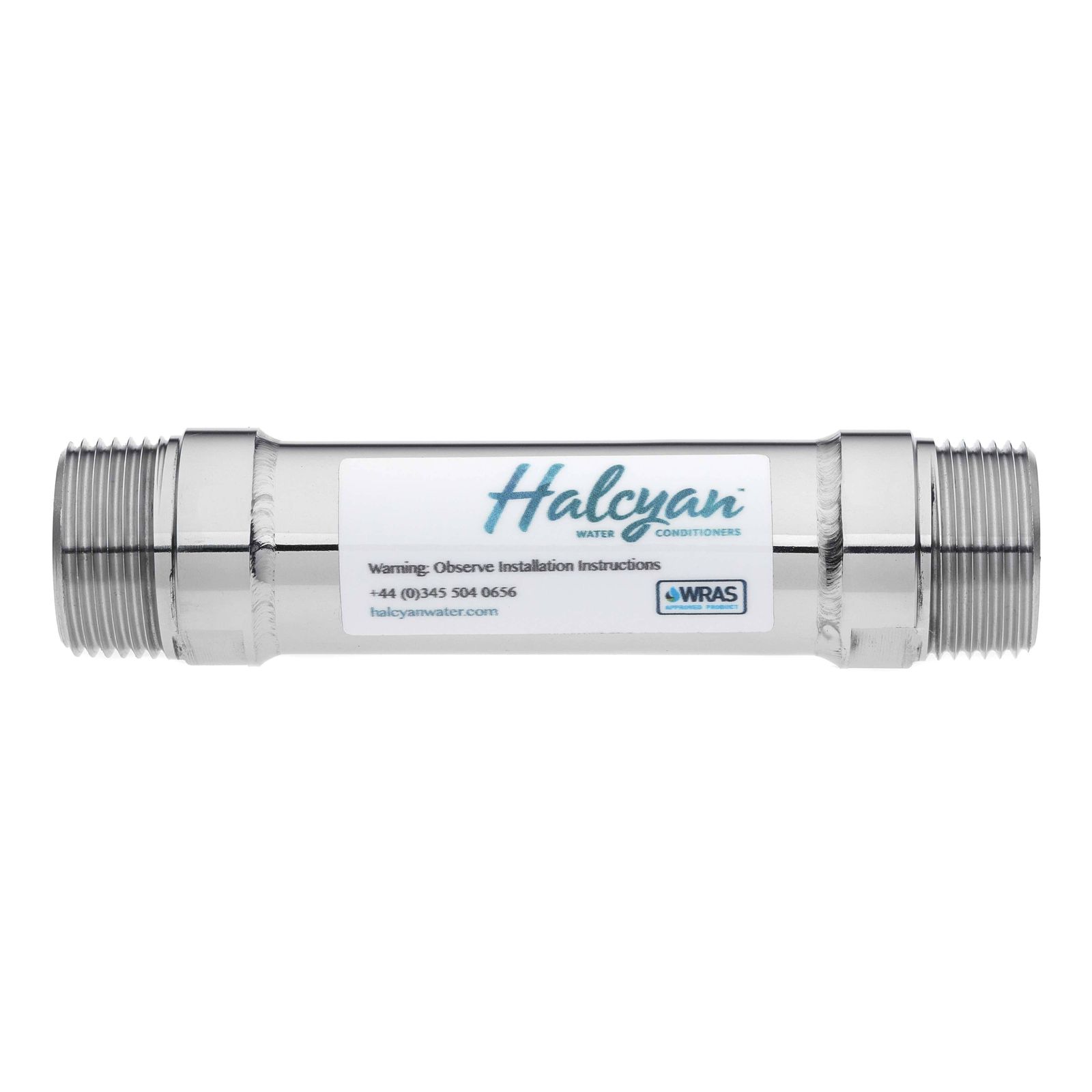 Halcyan Water Conditioner installed inline