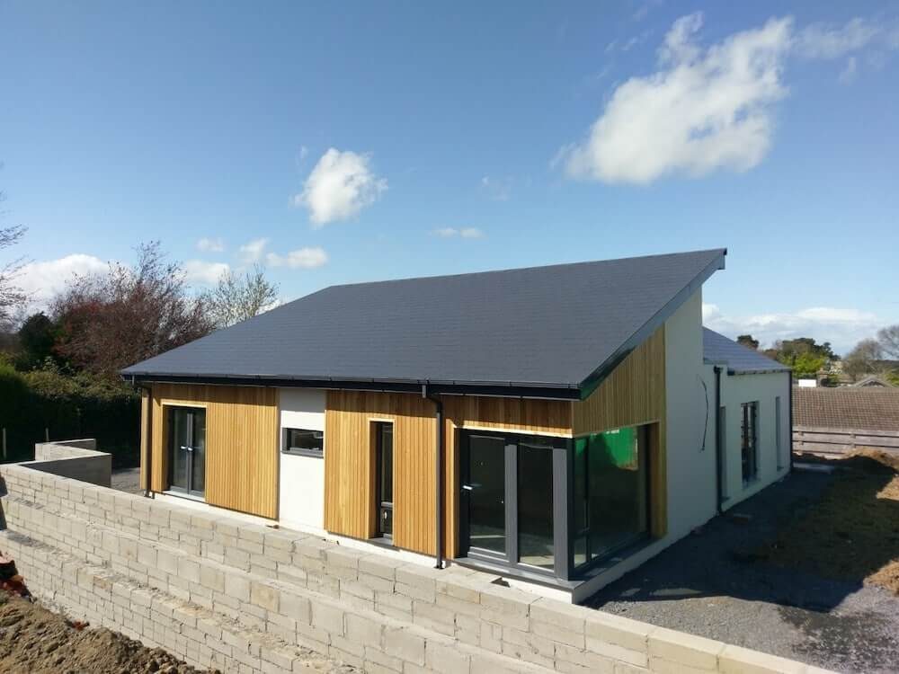 House with completed KORE insulated foundation