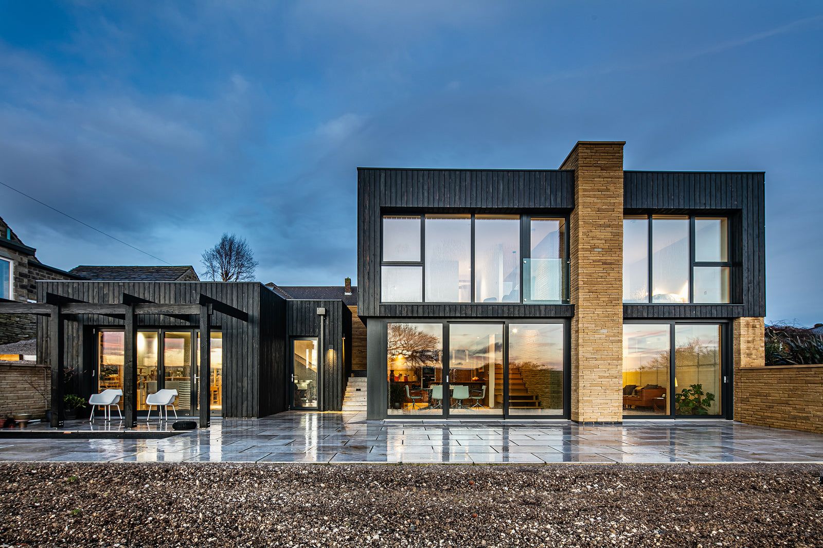 Norrsken triple-glazed windows on a residential building