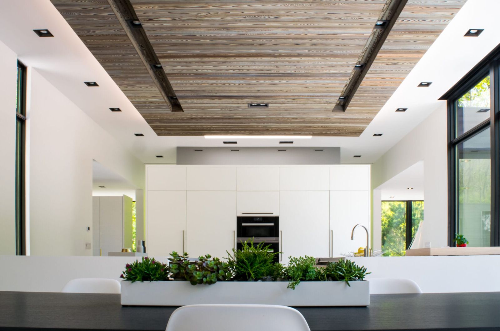 Unico System outlet installed in a kitchen island